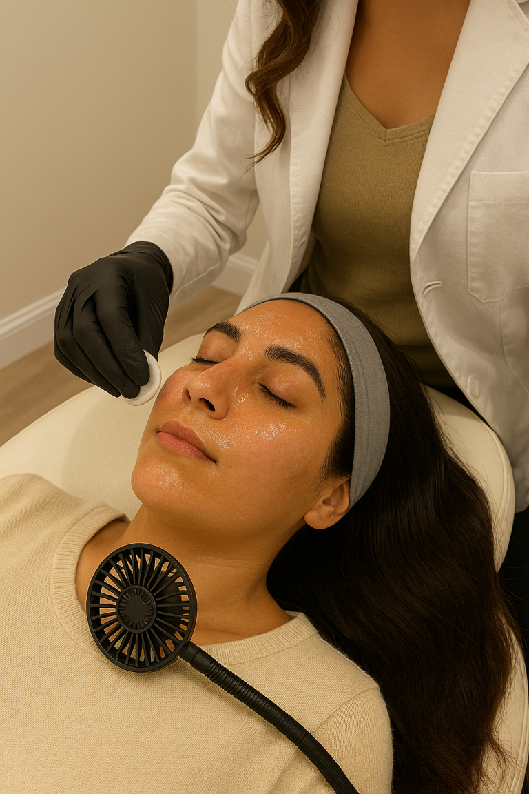 woman receiving prx-t33 treatment in elmhurst il
